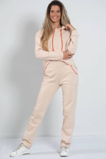 Pantalon jogging beige RILEY look