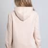Sweat à capuche beige ALIYAH dos