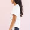 T-shirt Blanc GABRIEL côté
