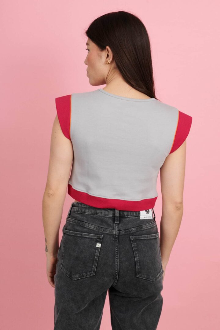 Crop Top sans manche LOLA dos