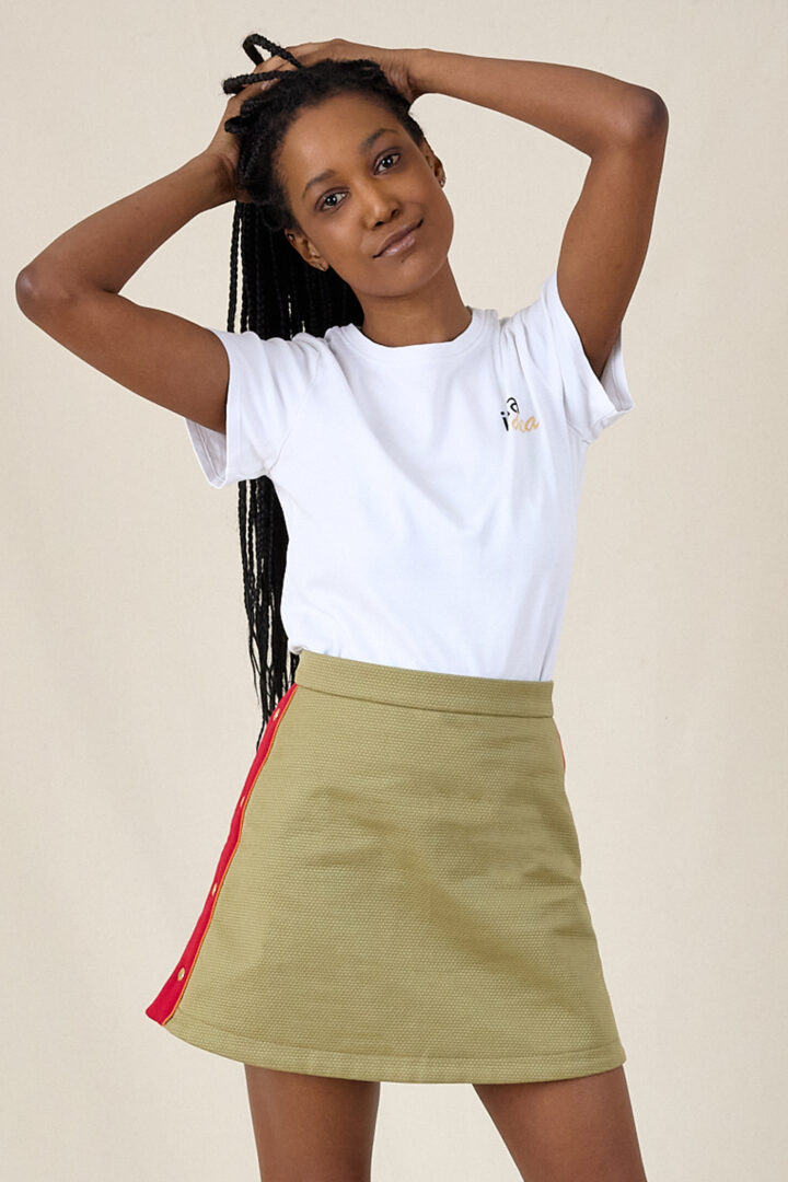 Jupe OLIVIA Kaki – Image 3