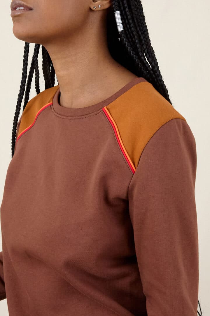 Sweatshirt THEA Marron – Image 3